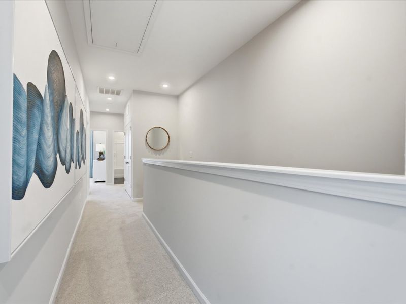 Representative unfurnished interior of a home built from the Paloma by Tri Pointe Homes in Bellflower, Charlotte (Image 28).