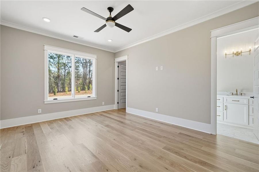 Spacious, unfurnished interior of a new home in , White (Image 45). Spacious, unfurnished interior of a new home in , White (Image 45).