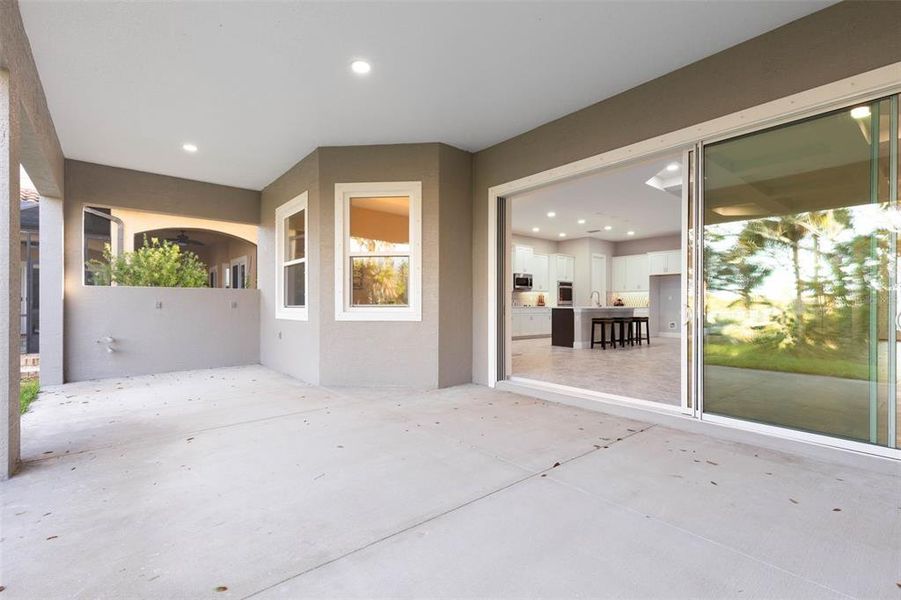 Covered patio