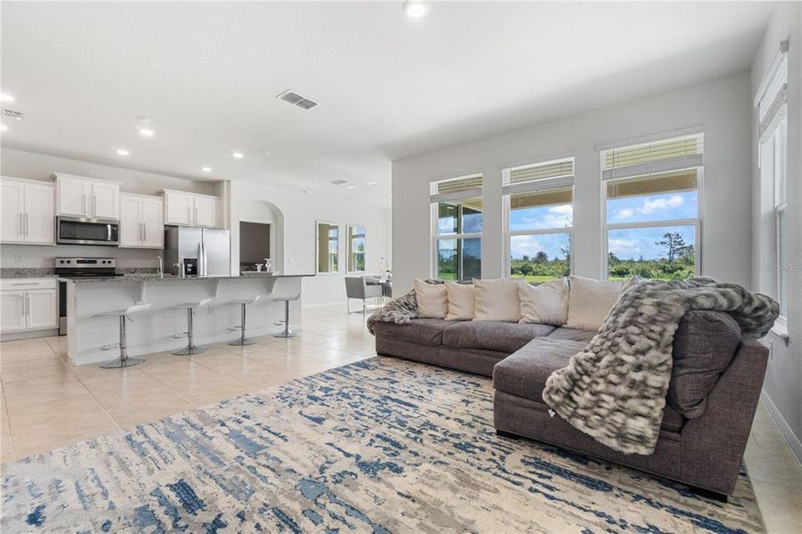 Furnished interior view inside a new home in , Harmony (Image 4).
