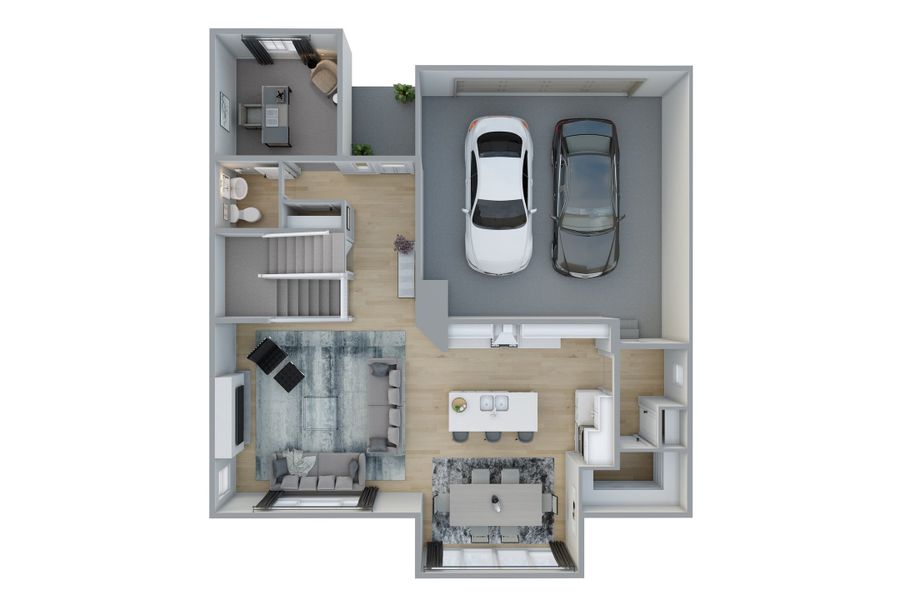 2D floor plan layout for the 4033 by Tri Pointe Homes in Reunion, Commerce City, CO (Image 2). 2D floor plan layout for the 4033 by Tri Pointe Homes in Reunion, Commerce City, CO (Image 2).