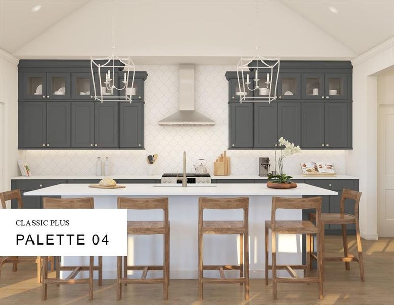 Classic Look Palette 4 Selection Sheet (*Artist rendering used for illustration purposes only.) Classic Look Palette 4 Selection Sheet (*Artist rendering used for illustration purposes only.)