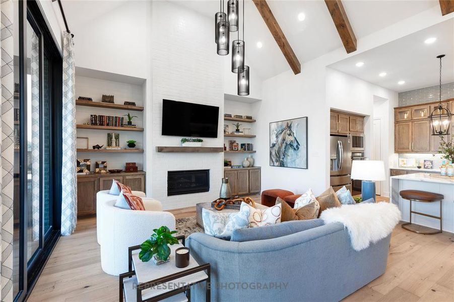 Furnished interior view inside a new home in Canyon Creek Estates, Sherman (Image 37).