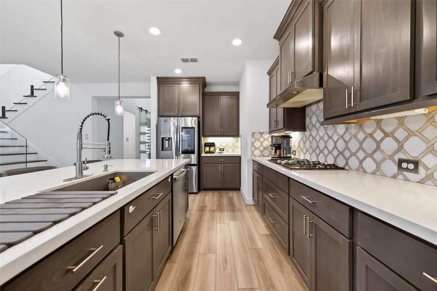 Furnished interior view inside a new home in Avalon at Cypress, Cypress (Image 43).