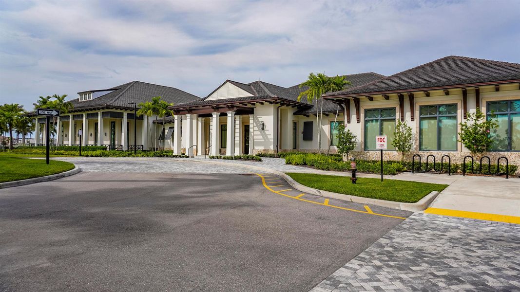Front exterior of a new home in , Palm Beach Gardens, FL, highlighting curb appeal (Image 25).