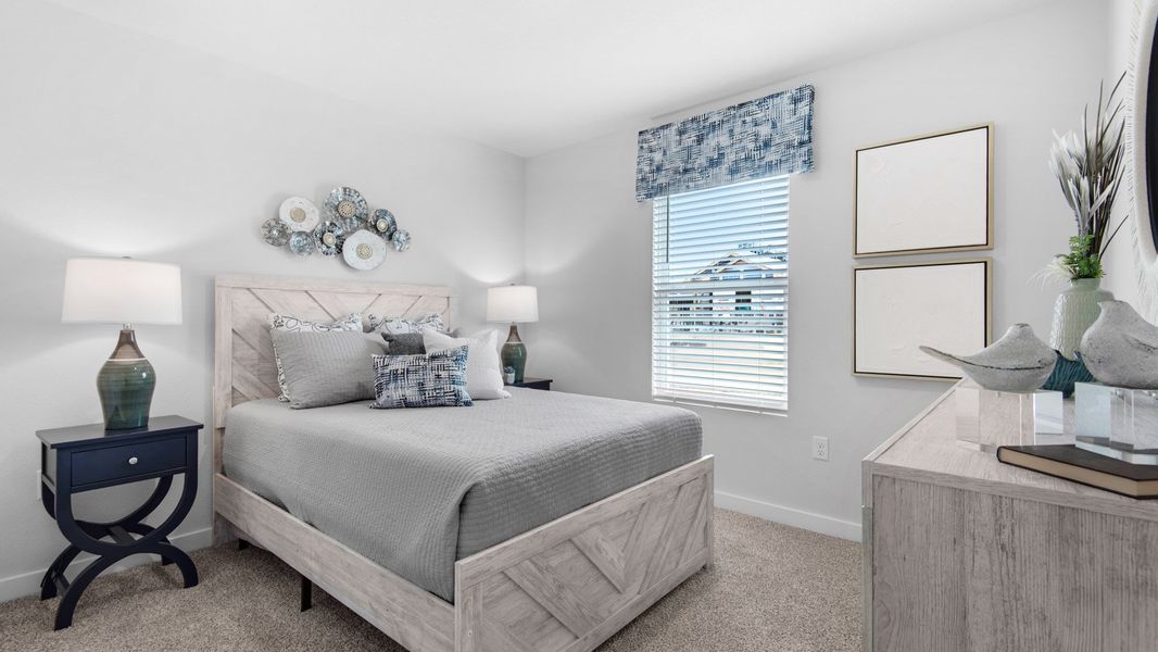 Representative furnished interior of a home built from the Delilah by D.R. Horton in Colonial East, Panama City Beach (Image 26).