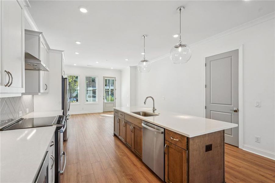 Furnished interior view inside a new home in Waterside Condos, Peachtree Corners (Image 4).
