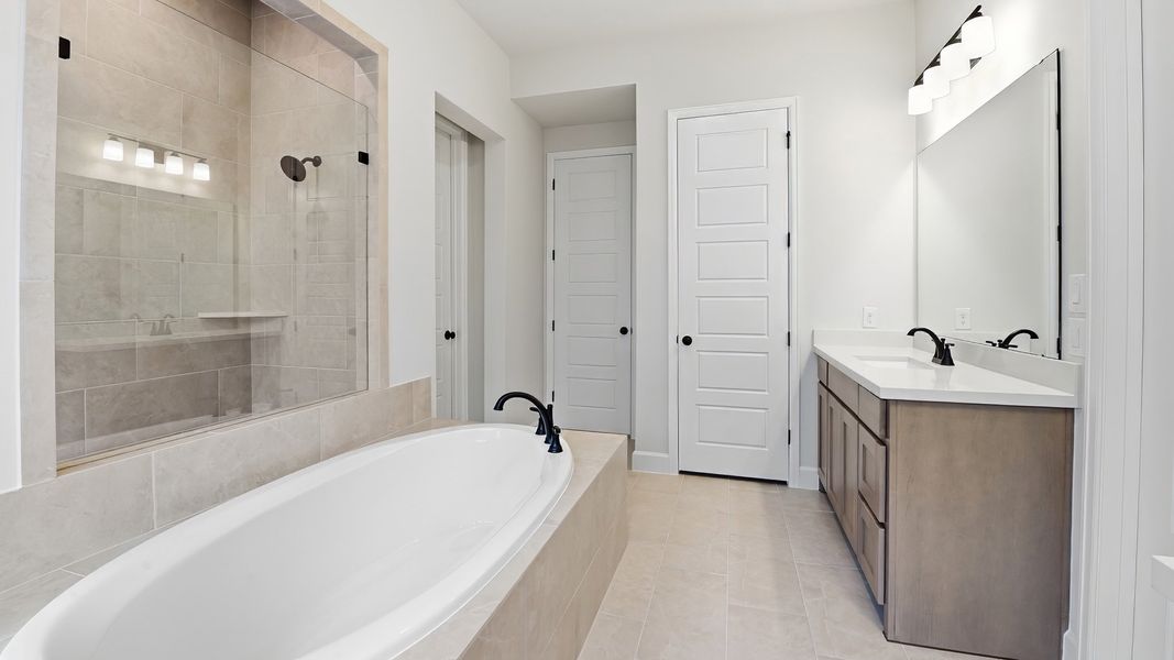 Furnished interior view inside a new home in Meraki, Forney (Image 13).
