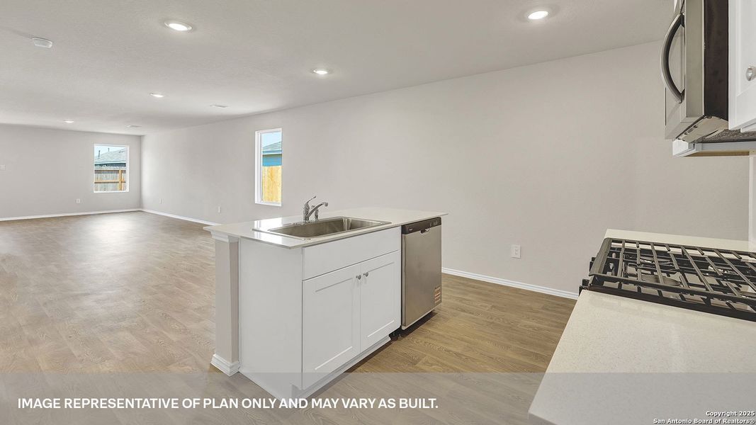 Furnished interior view inside a new home in Spring Valley, New Braunfels (Image 9).