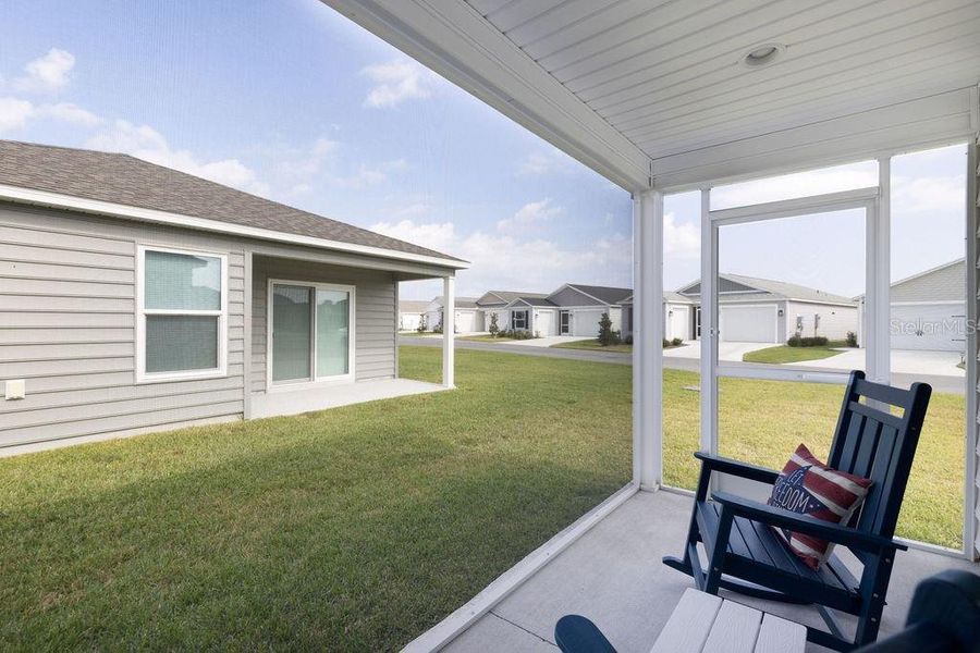 Exterior details and patio area of a home in , The Villages (Image 3).