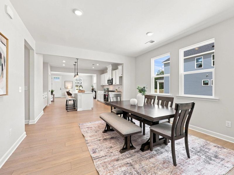 Furnished interior view inside a new home in Forestville Yard, Knightdale (Image 12).