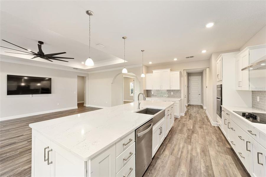 Furnished interior view inside a new home in , Ocala (Image 9).