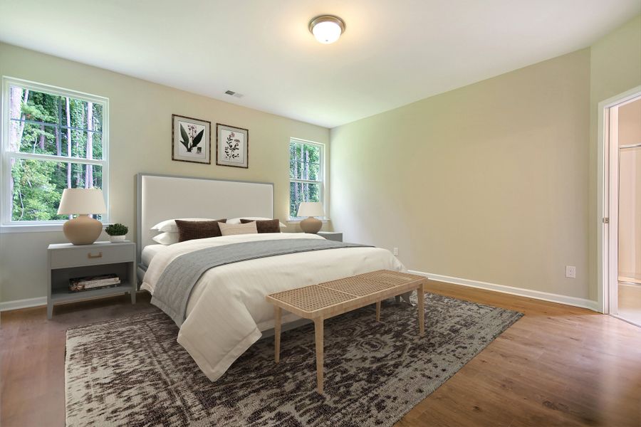 Representative furnished interior of a home built from the Grant by Hunter Quinn Homes in Beaufort County Homes, Beaufort (Image 8).