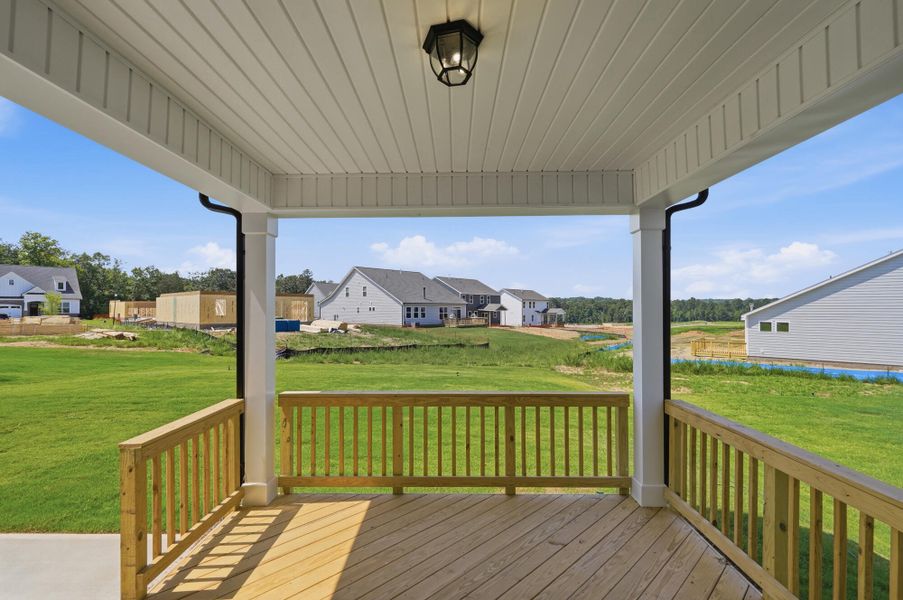 Exterior details and patio area of a home in Waterford Commons, Rock Hill (Image 24).