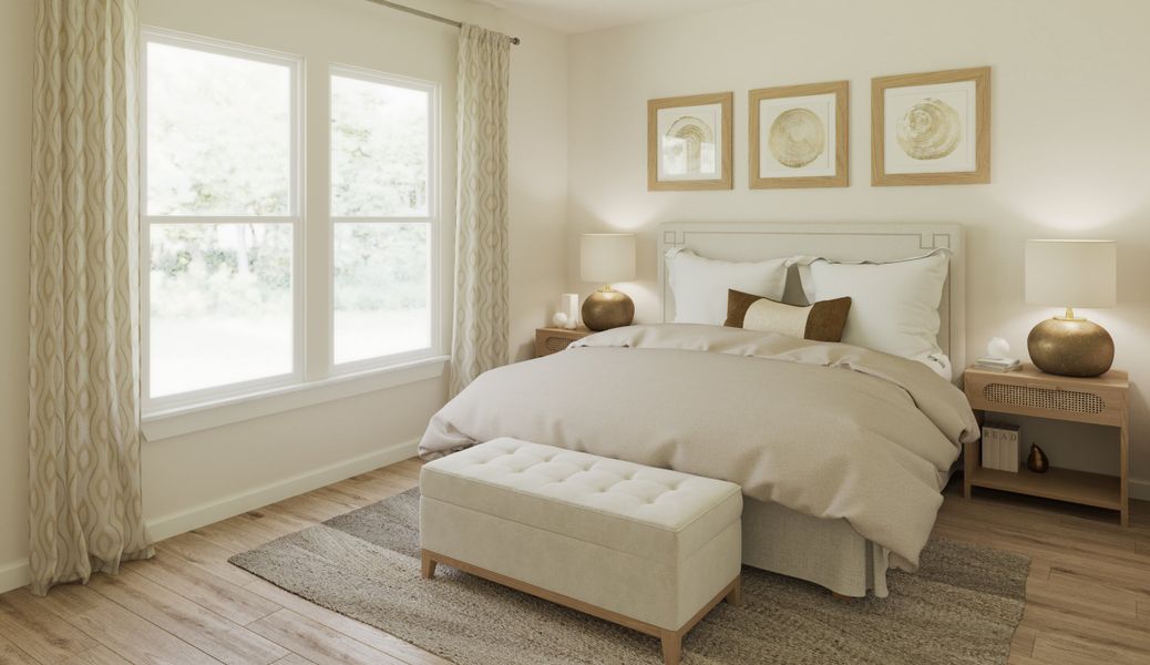 Representative furnished interior of a home built from the Catalina by Ashton Woods in Blue Heron Retreat: Oasis Series, Little River (Image 7).