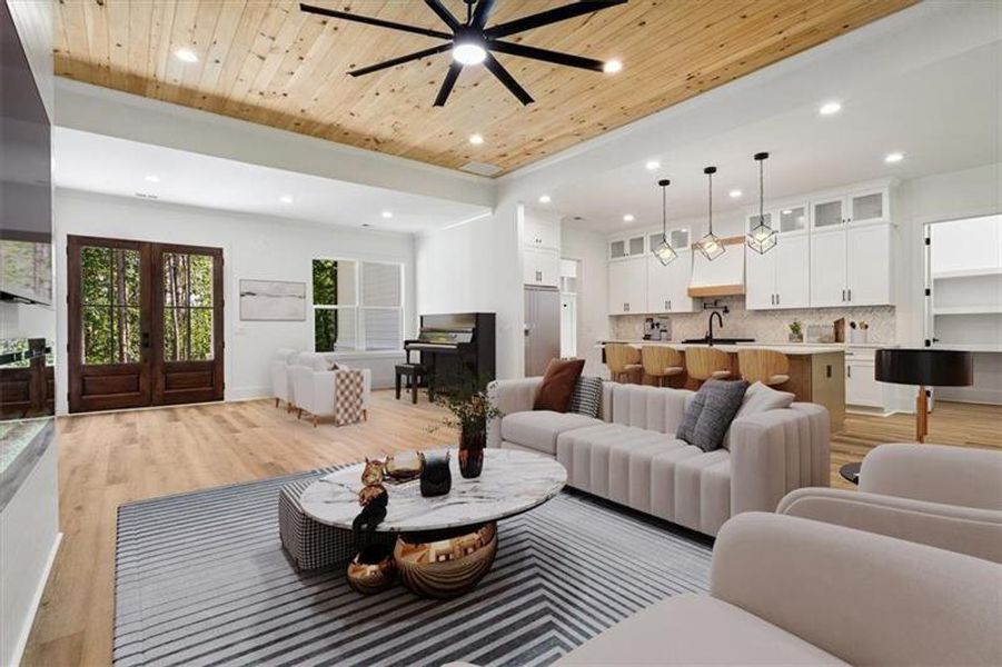Furnished interior view inside a new home in , Jasper (Image 8).