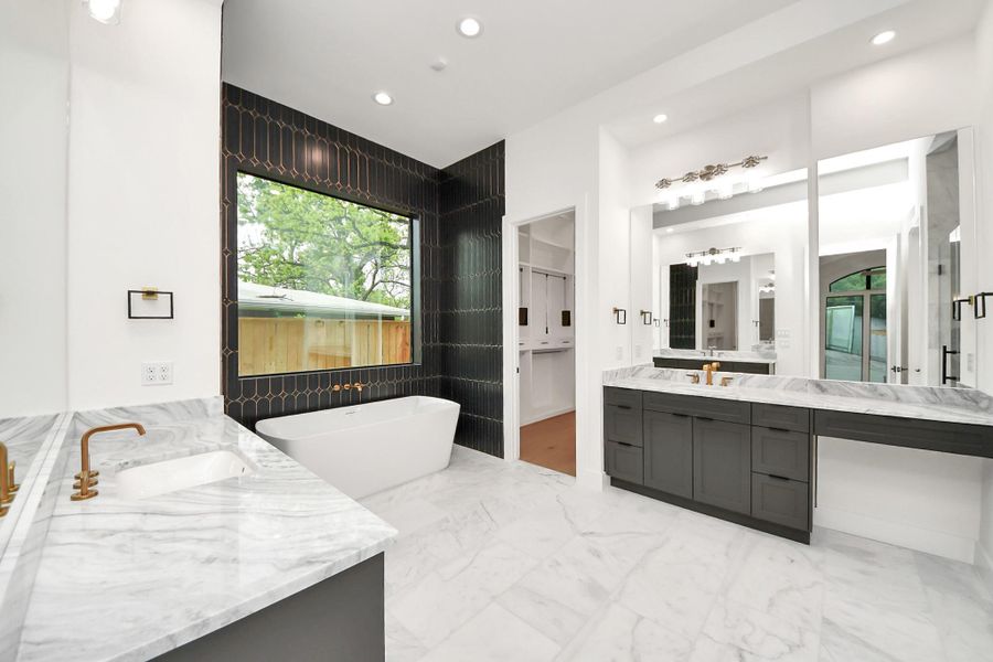 Furnished interior view inside a new home in , Houston (Image 5).