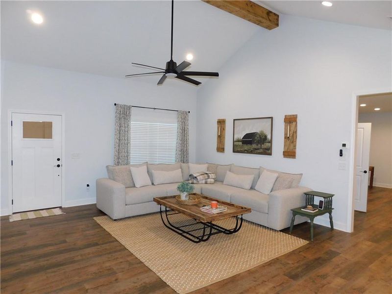 Furnished interior view inside a new home in , Dahlonega (Image 6). Furnished interior view inside a new home in , Dahlonega (Image 6).