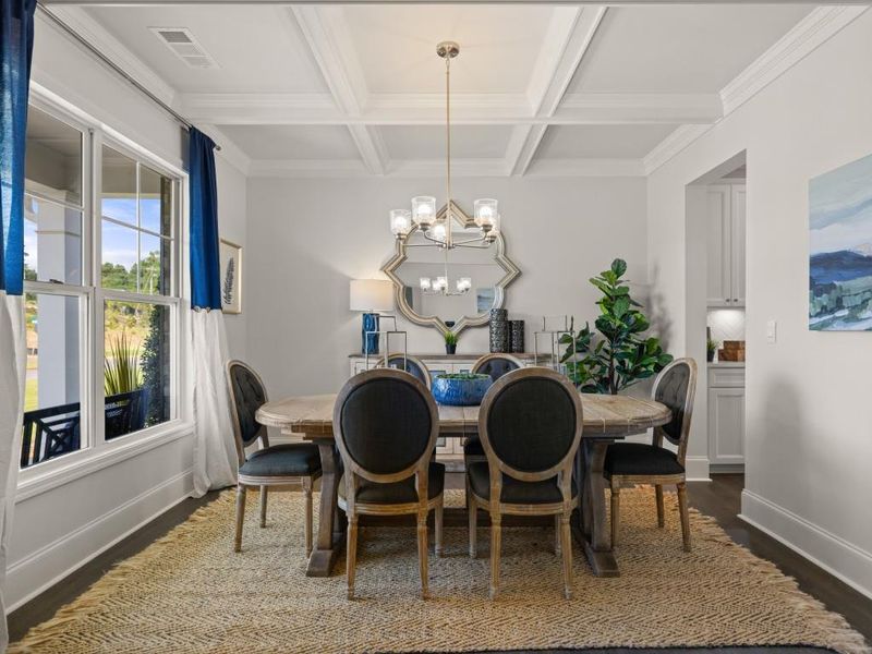 Furnished interior view inside a new home in Haven Abbey, Cumming (Image 13).