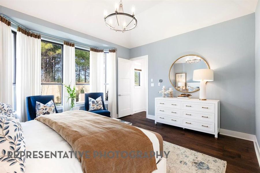 Furnished interior view inside a new home in Landmark, Denton (Image 17).