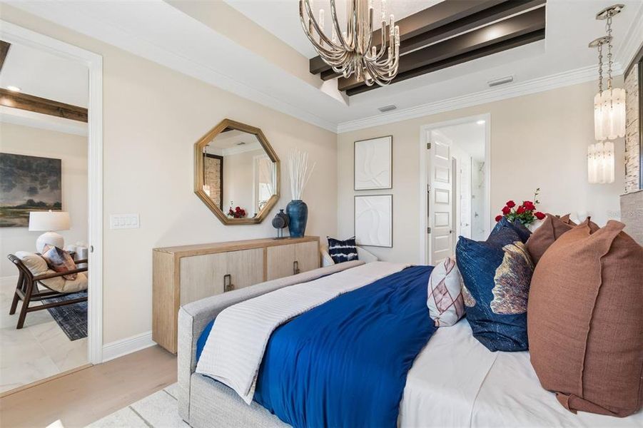 Furnished interior view inside a new home in Grand Park, Sarasota (Image 21).