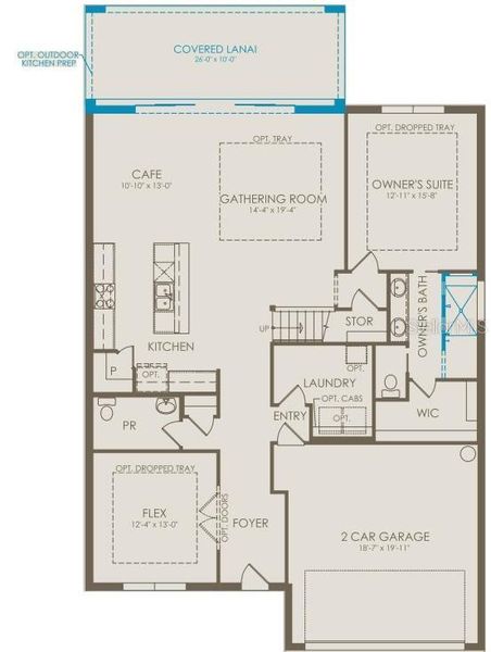 2D floor plan layout of this home in The Landings at Live Oak Lake, St. Cloud, FL (Image 5). 2D floor plan layout of this home in The Landings at Live Oak Lake, St. Cloud, FL (Image 5).