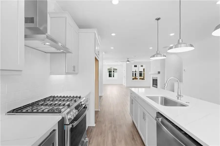 Furnished interior view inside a new home in Millcroft Townhomes, Buford (Image 9).