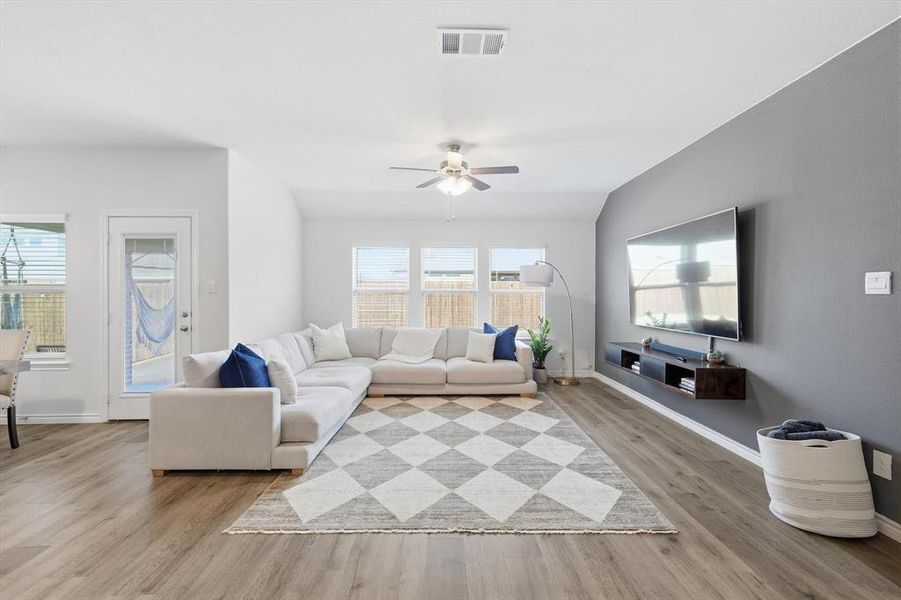 Furnished interior view inside a new home in , Aubrey (Image 7).