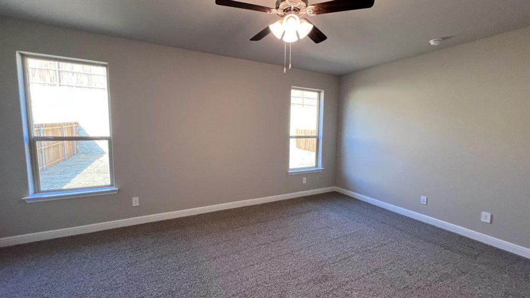 Spacious, unfurnished interior of a new home in Bluestem, Rhome (Image 13). Spacious, unfurnished interior of a new home in Bluestem, Rhome (Image 13).