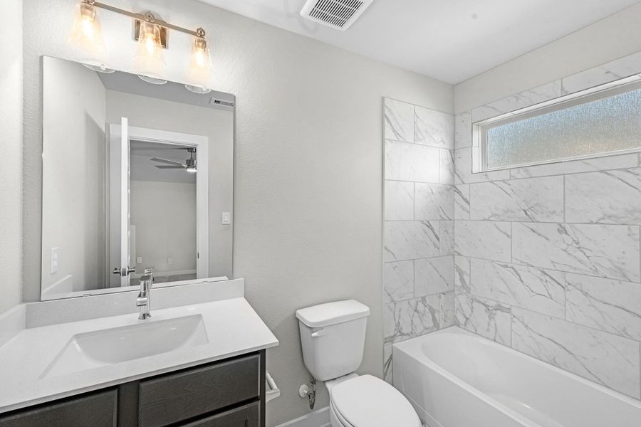 Furnished interior view inside a new home in Briarwood Crossing, Rosenberg (Image 12).