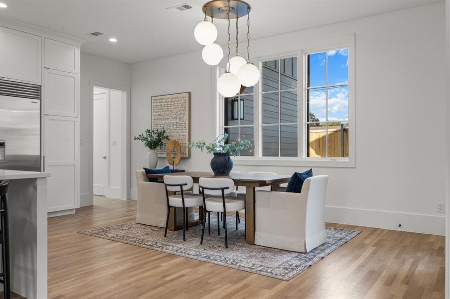 Furnished interior view inside a new home in , Dallas (Image 17).
