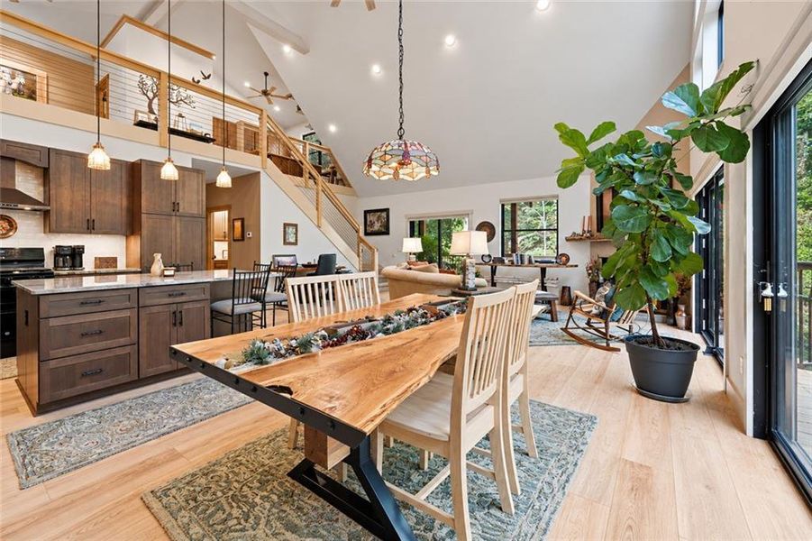 Furnished interior view inside a new home in , Ellijay (Image 36).
