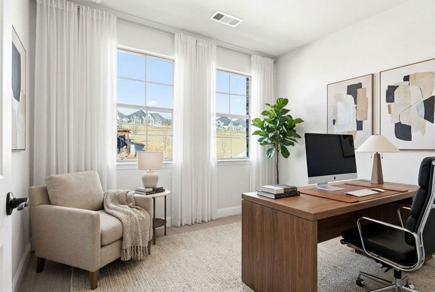 Furnished interior view inside a new home in The Tribute, The Colony (Image 10). Furnished interior view inside a new home in The Tribute, The Colony (Image 10).