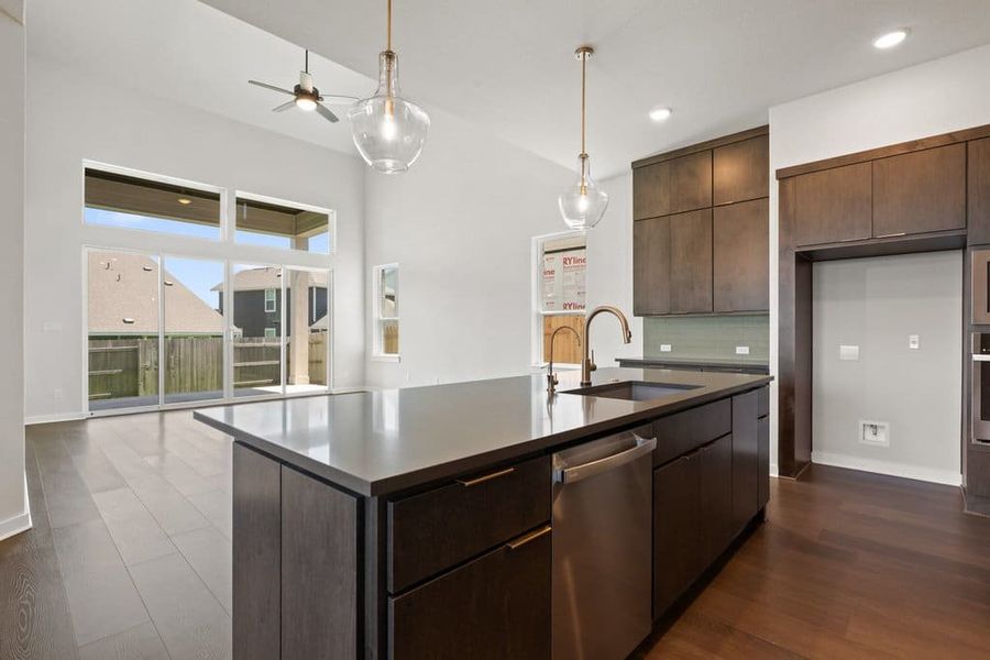 Furnished interior view inside a new home in Lariat, Liberty Hill (Image 11).