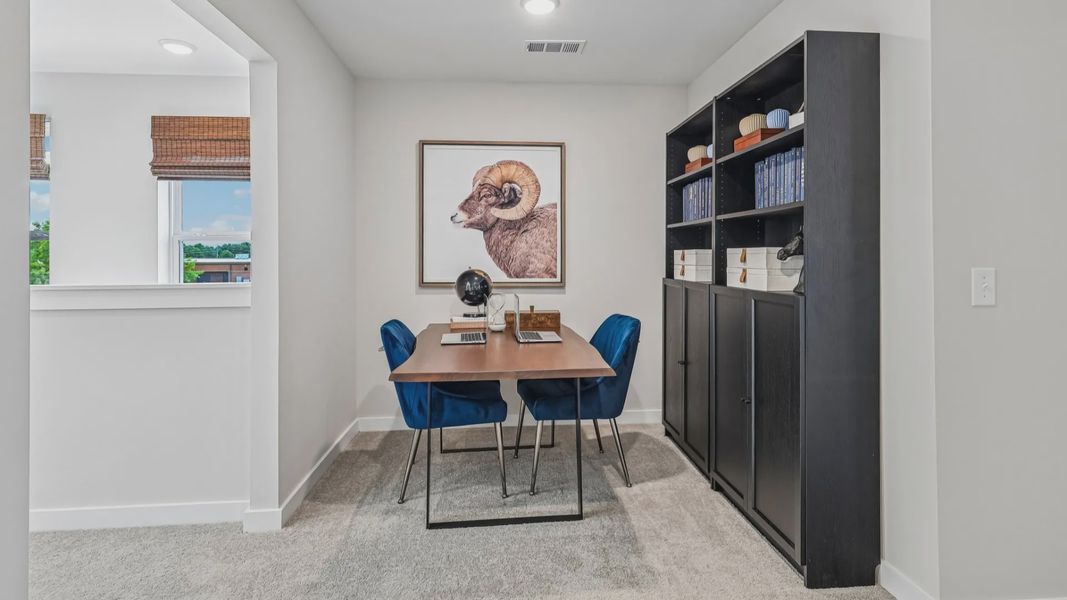 Loft area with access to bedrooms