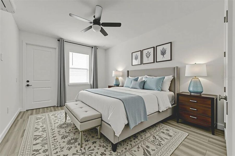 Furnished interior view inside a new home in , Orlando (Image 11).