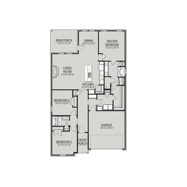 2D floor plan layout of this home in Orange Gardens, Orange, TX (Image 3). 2D floor plan layout of this home in Orange Gardens, Orange, TX (Image 3).