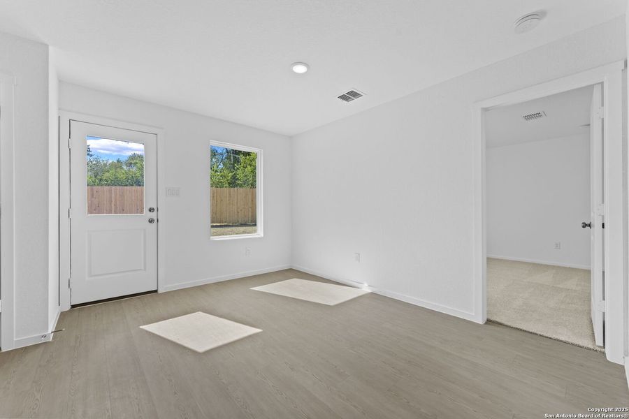 Spacious, unfurnished interior of a new home in Torian Village: Watermill Collection, San Antonio (Image 9). Spacious, unfurnished interior of a new home in Torian Village: Watermill Collection, San Antonio (Image 9).