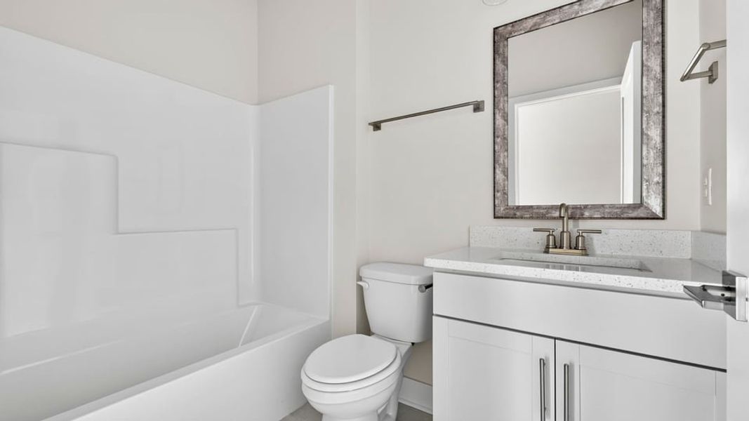Furnished interior view inside a new home in Adams Glen, Greenville (Image 13). Furnished interior view inside a new home in Adams Glen, Greenville (Image 13).