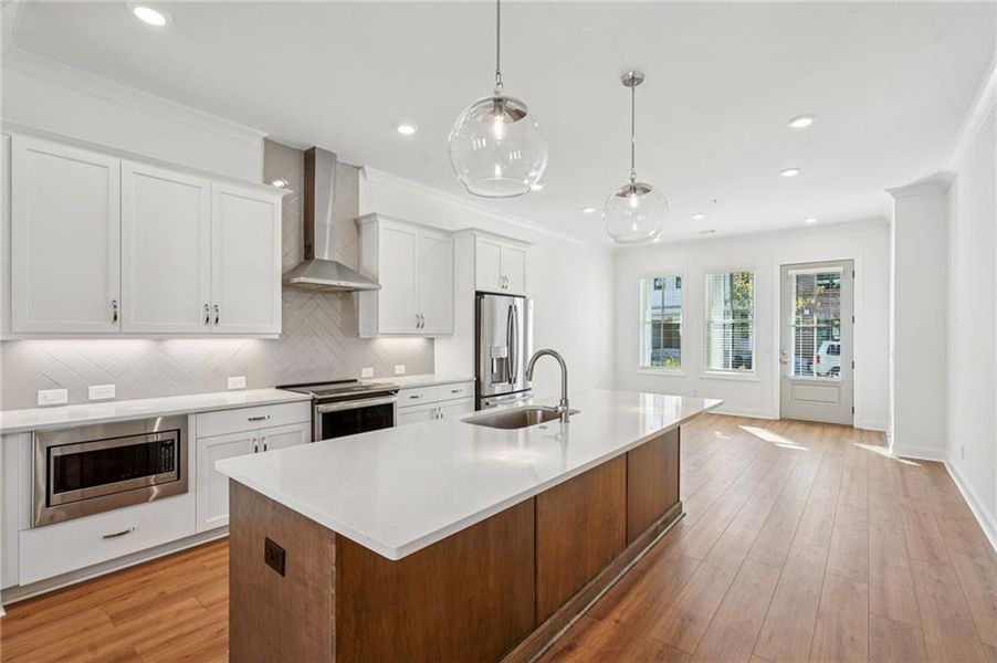 Furnished interior view inside a new home in Waterside Condos, Peachtree Corners (Image 7).