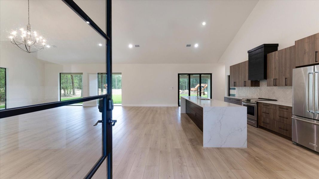 Furnished interior view inside a new home in , Conroe (Image 5).