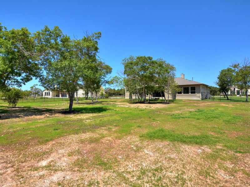 Outdoor and nature views near homes built from the Santa Barbara II by Giddens Homes in Scofield Farms Estates, Georgetown (Image 175).