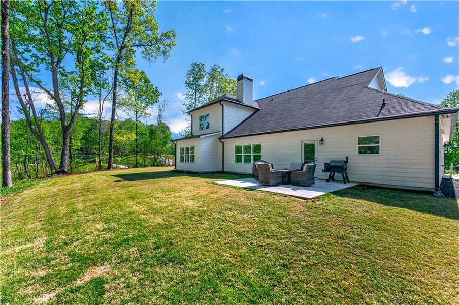 Exterior details and patio area of a home in , Dahlonega (Image 29).