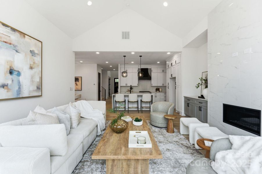 Furnished interior view inside a new home in , Charlotte (Image 6).