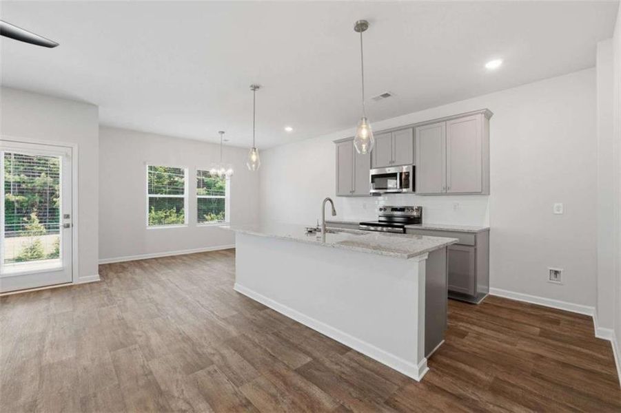 Furnished interior view inside a new home in Parkway James, Snellville (Image 6).