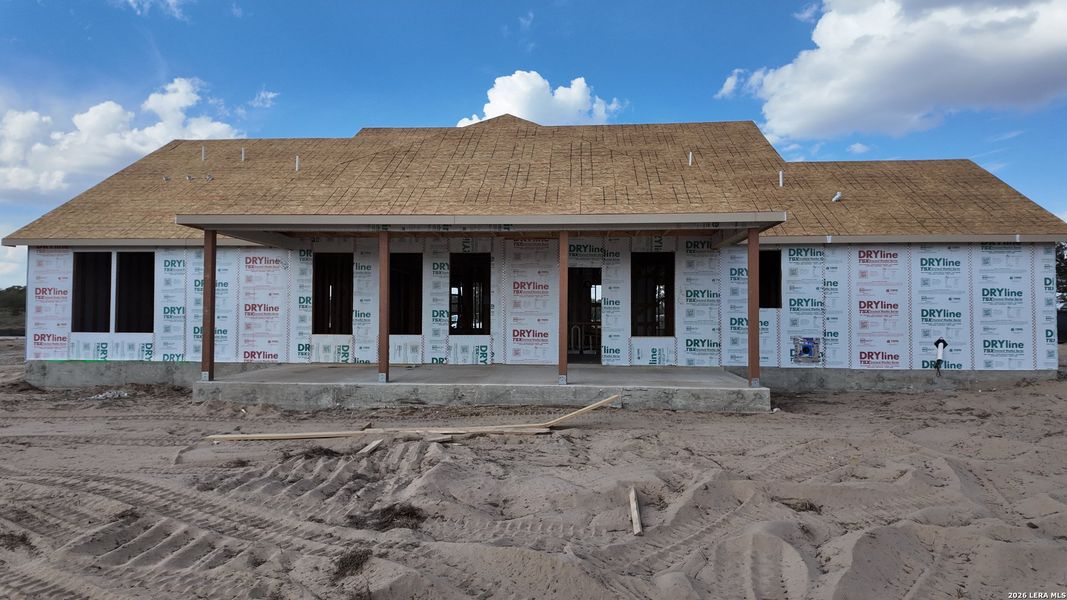 In-progress construction of a new home in Wildwood Reserve, San Antonio, TX (Image 4).