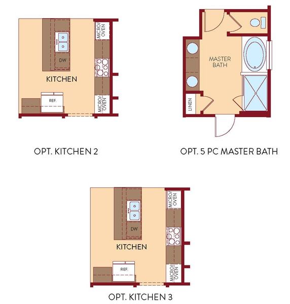 2D floor plan layout for the Rejuvenate by View Homes in Skybrooke, Live Oak, TX (Image 4).