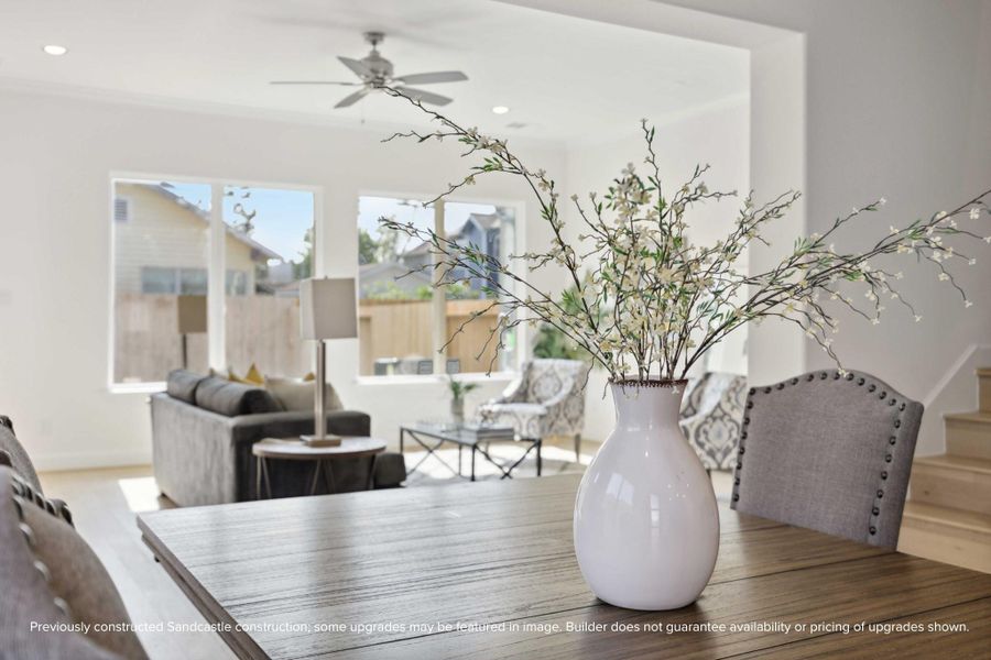 Spacious Scenes: Ten-foot ceilings frame an awe-inspiring living space, filled with natural light and designed for life's grand moments.