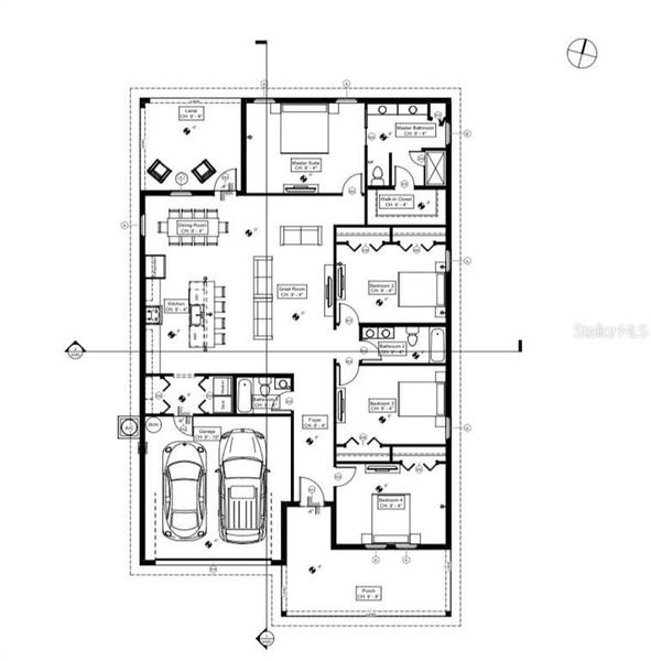 2D floor plan layout of this home in , Spring Hill, FL (Image 2). 2D floor plan layout of this home in , Spring Hill, FL (Image 2).