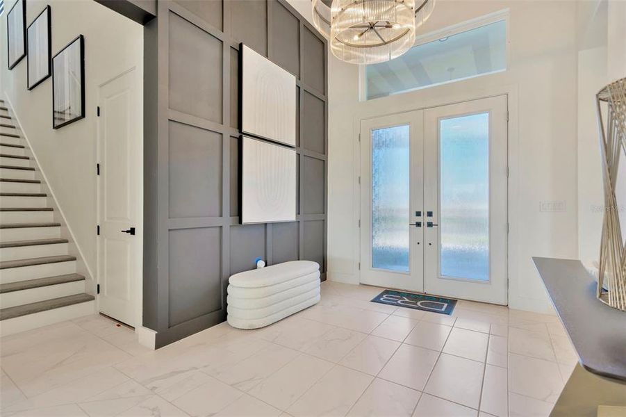 Furnished interior view inside a new home in Biscayne Landing at Seaire, Parrish (Image 9).